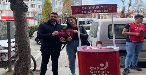 ‘SINIR NAMUSTUR’ BİLDİRİSİ DAĞITTILAR