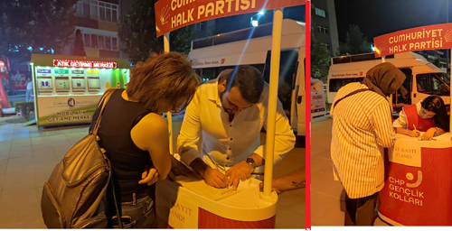 CHP’Lİ GENÇLERDEN, YENİ ÜYE HAMLESİ 
