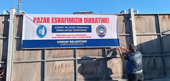   PAZARLARDA ÇÜRÜK SEBZE – MEYVE DENETİMİ